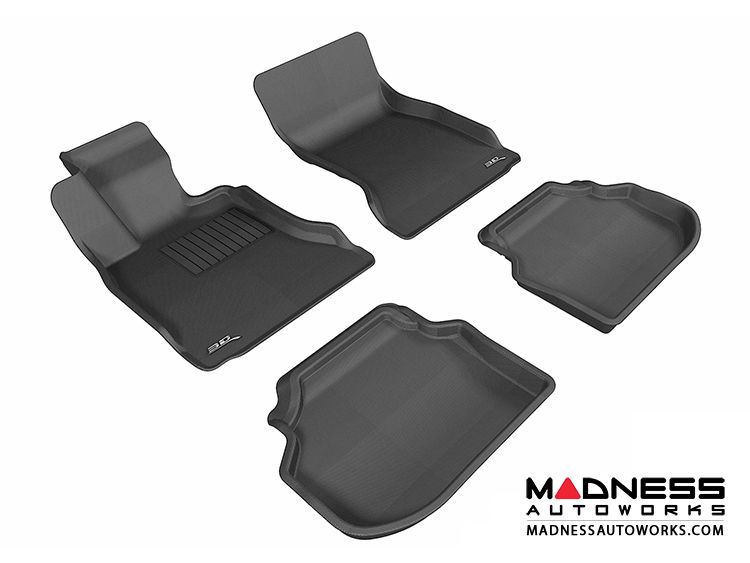 BMW 5 Series Floor Mats (Set of 4) - Black by 3D MAXpider - F10